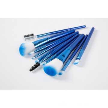 Wisdom 10PCS Blue Cosmetic Makeup Brush Set Wholesale